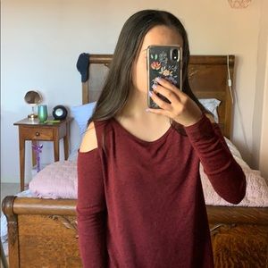 Cold Shoulder Hollister Long Sleeve